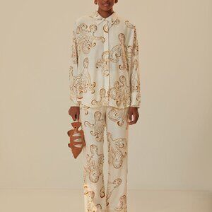 Off-White Octopus Fun Euroflax™ Premium Linen Pants